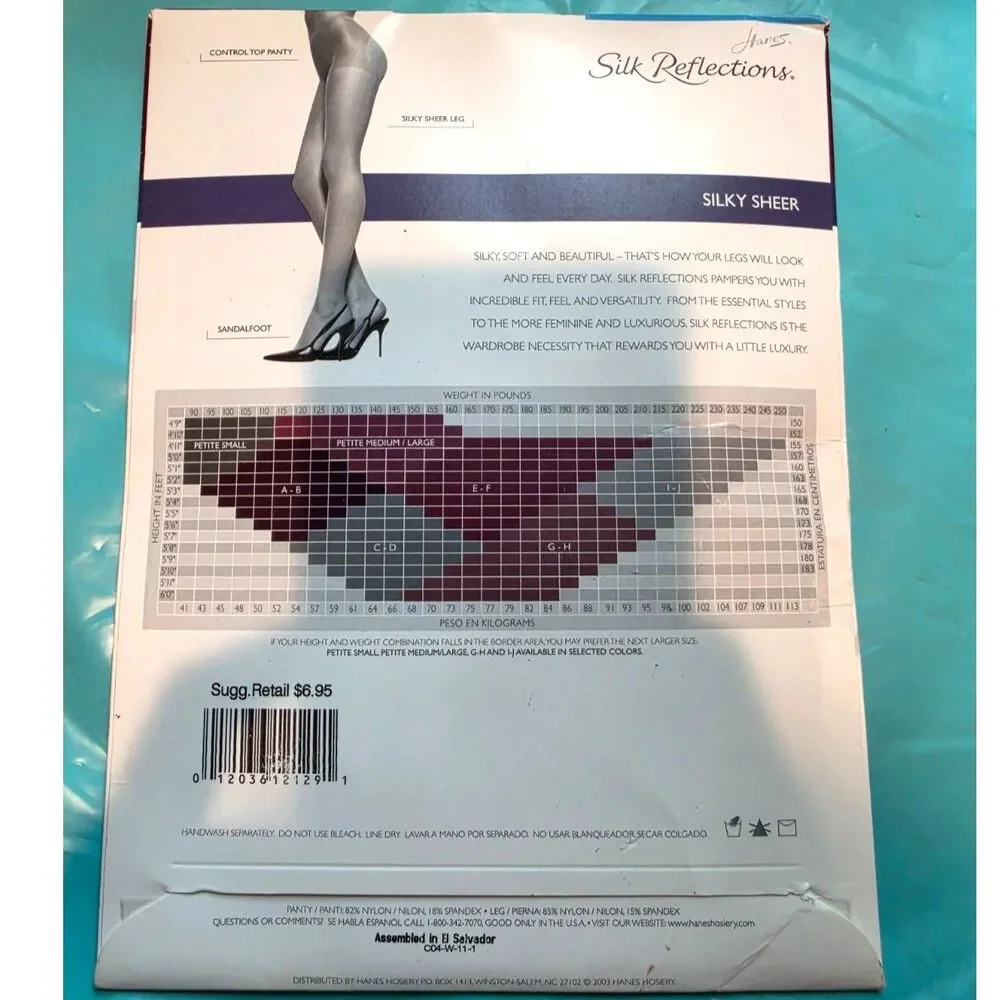Hanes vintage silk