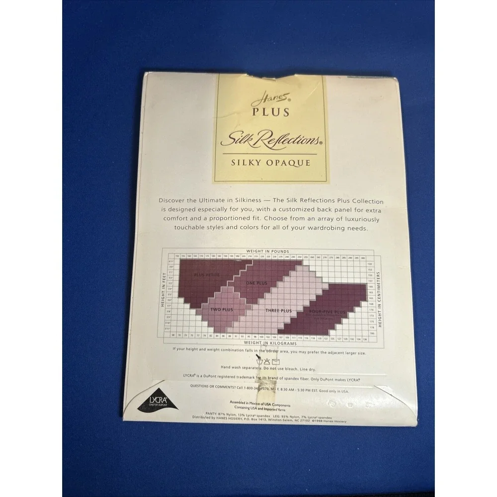 Hanes plus silk