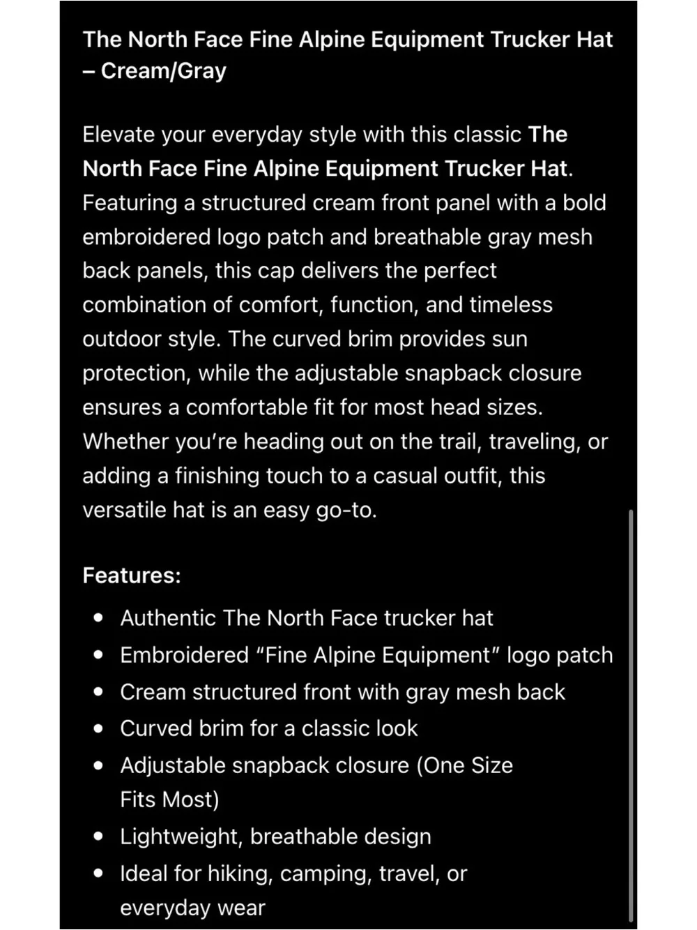 The North Face north face