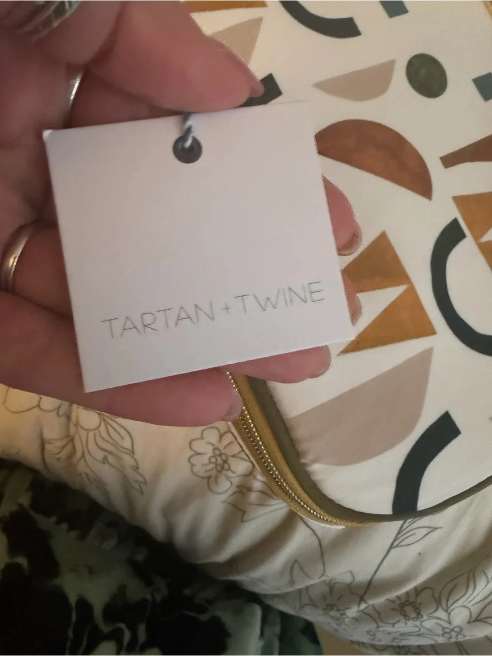 Tartan & Twine Geometric Pattern Travel