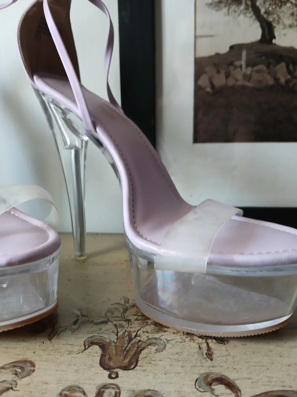 Chase + Chloe lilac strappy