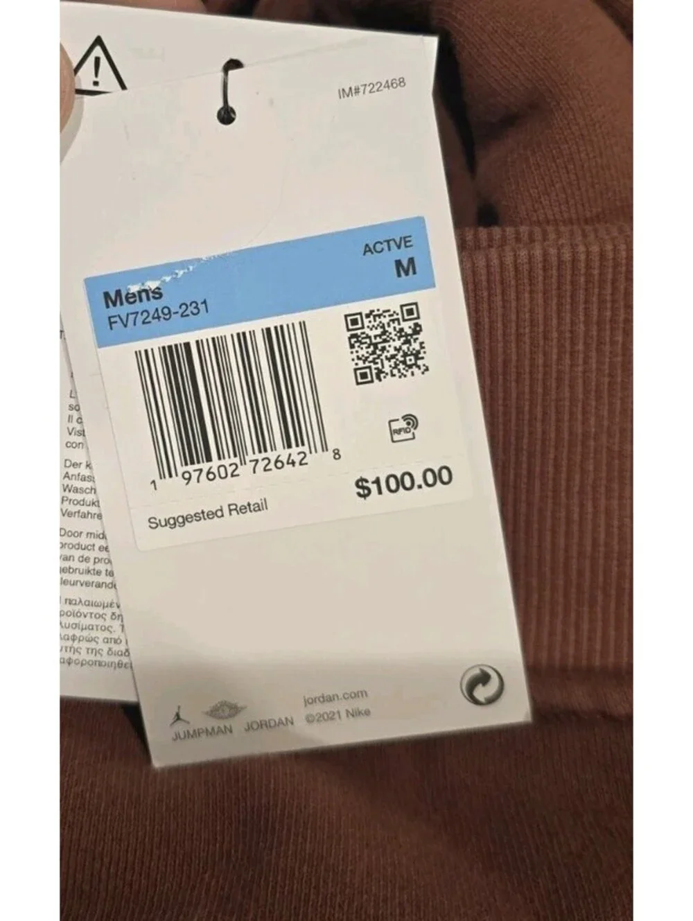 Jordan generously cut