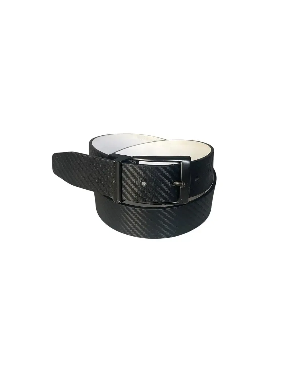 Nike Men’s Genuine Leather Carbon Fiber Belt Size-32