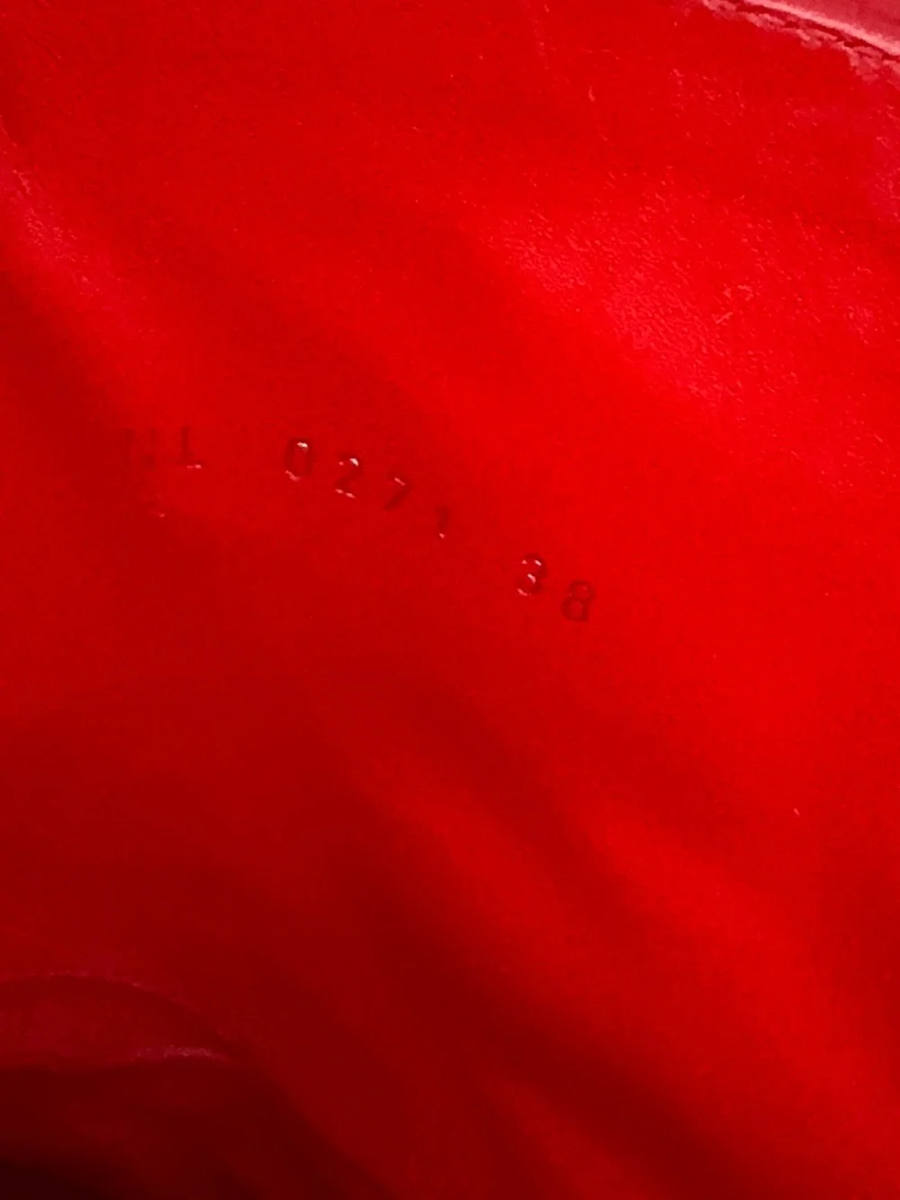 Louis Vuitton vibrant red