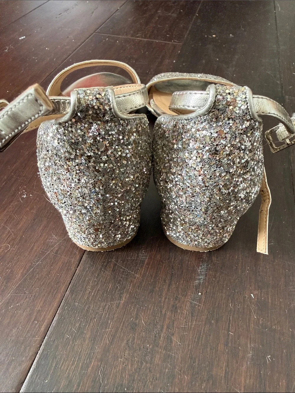 GB girls shimmery sandals