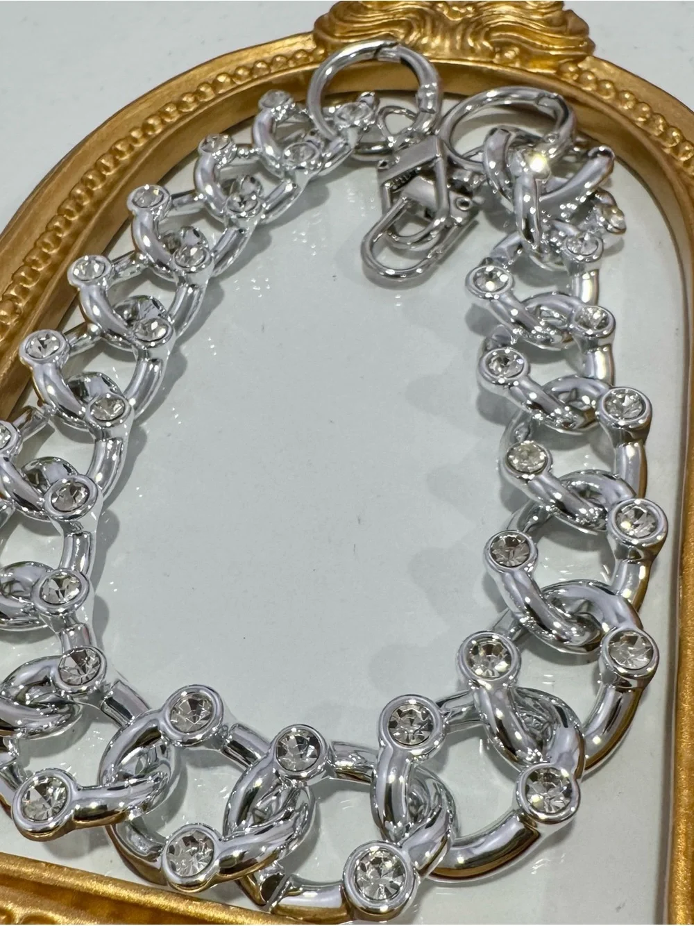 unbranded polished silver