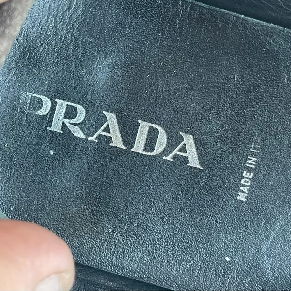 Prada Men’s Brown Suede Loafers Size 39.5
