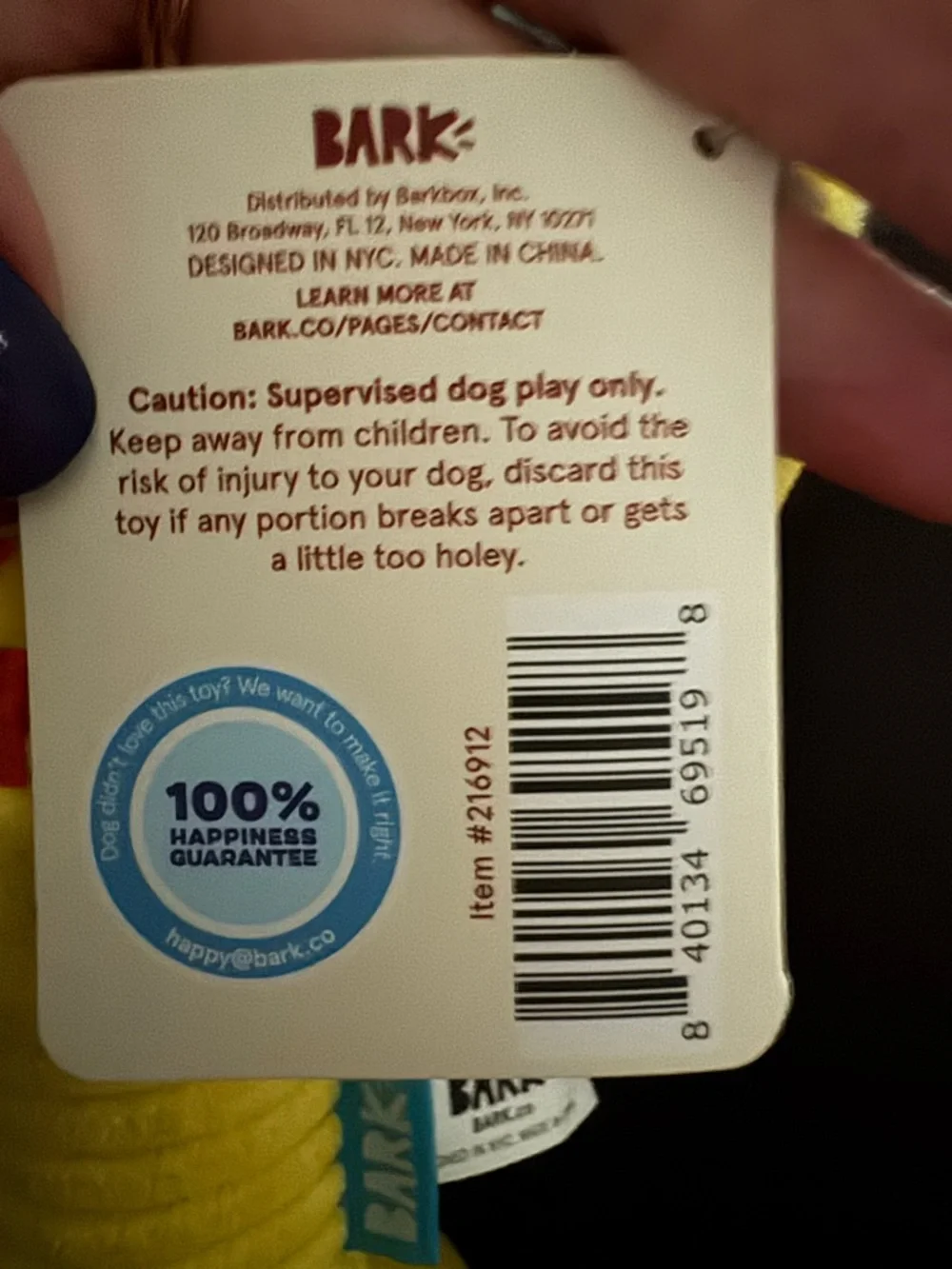 Bark new tags