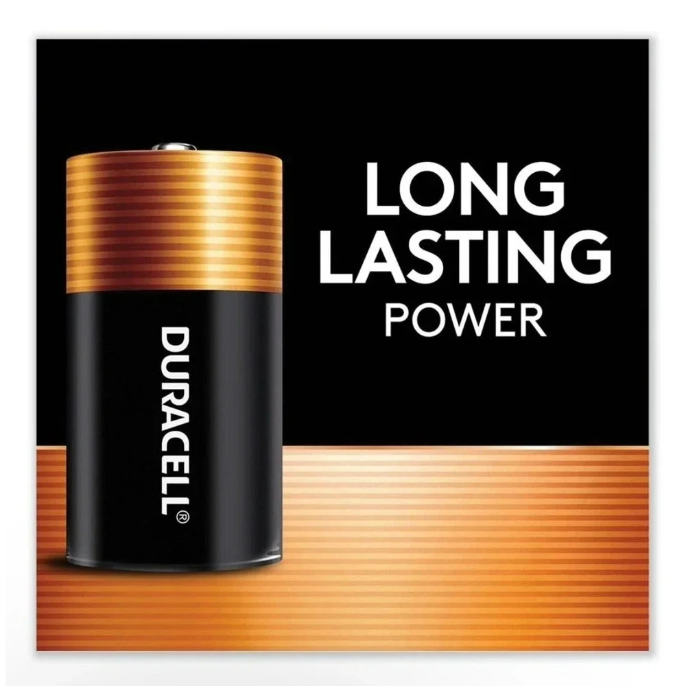 Duracell MN14R8DW CopperTop‎ Alkaline C Batteries for Household 8 Pack Lot of 2