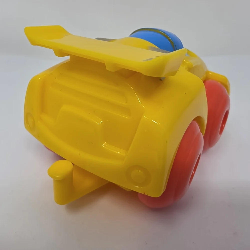 Mega Block Yellow Race Car 3 Pieces Block Toy