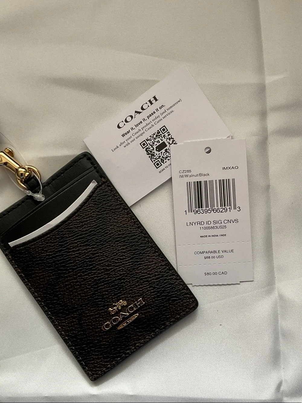 Coach slim leather
