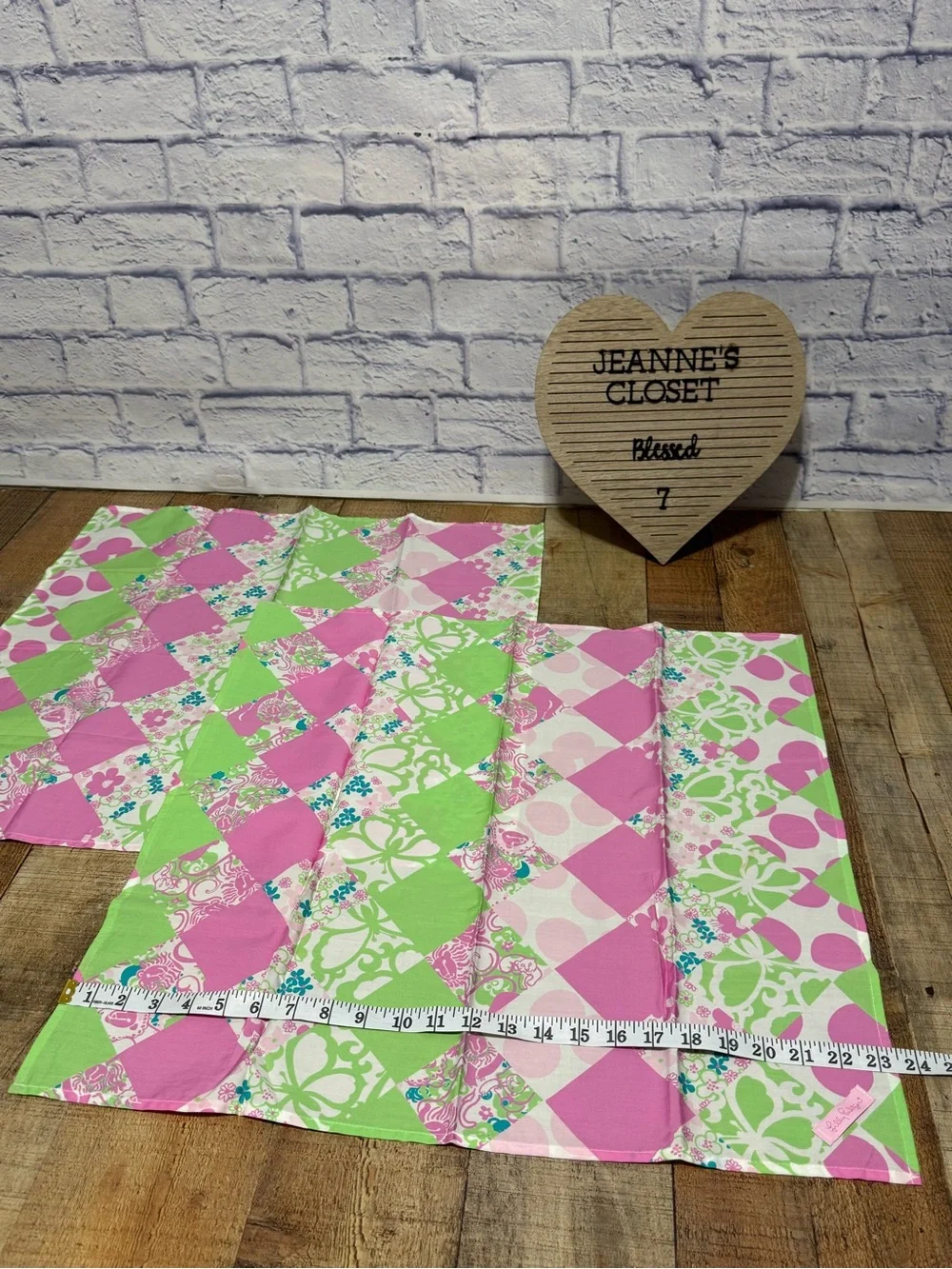 Lilly Pulitzer Vintage Cotton 2 Piece Dinner Napkins ? 24