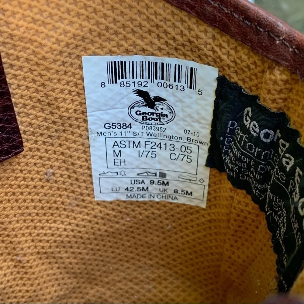 Georgia Boot excellent leather