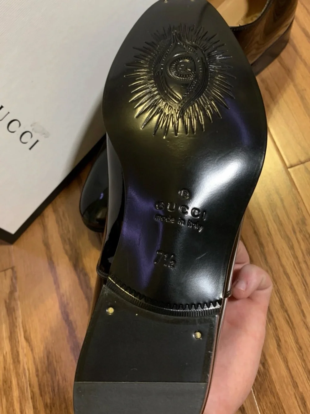 Gucci patent leather