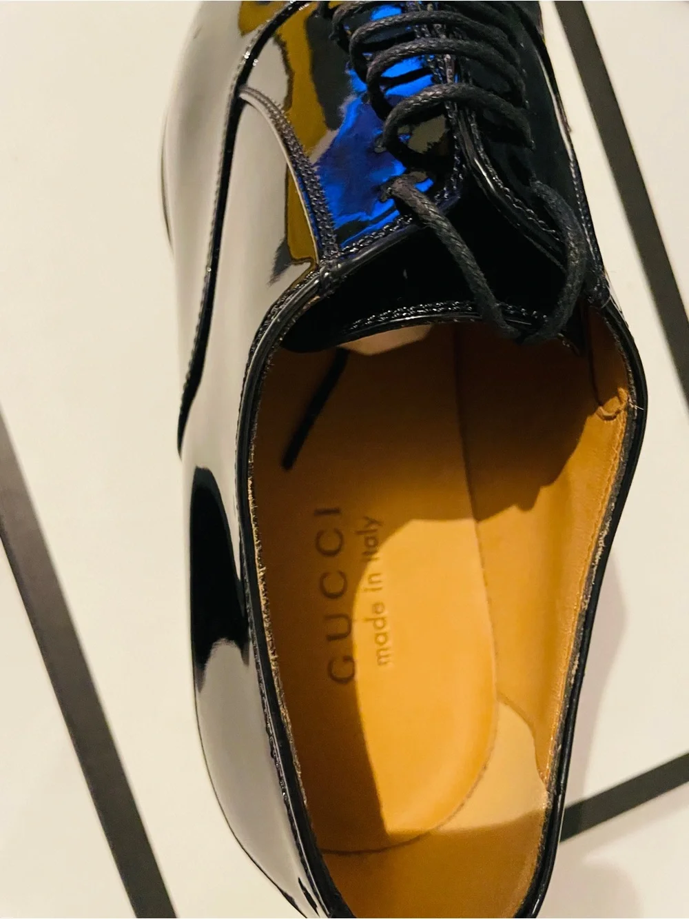 Gucci patent leather