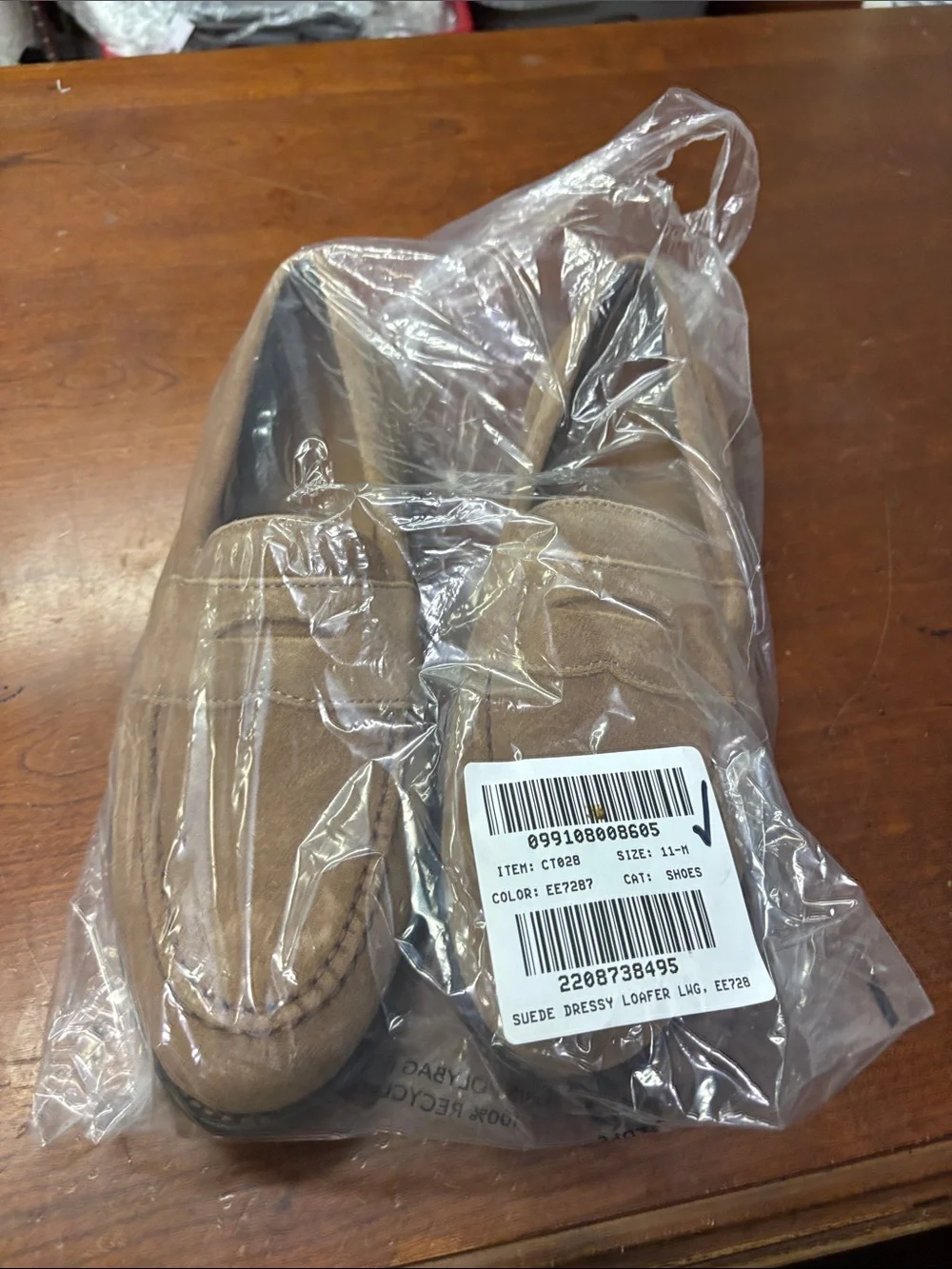 J. Crew tan suede