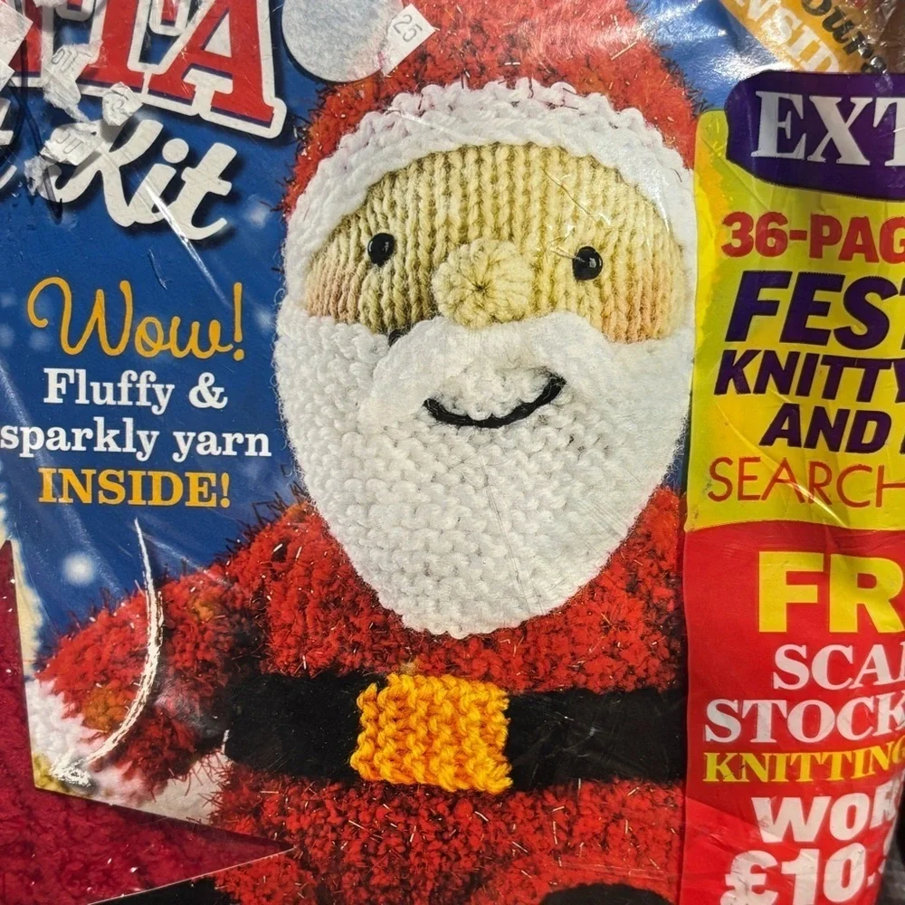 NEW Let’s knit Magazine Holiday Kits Nov/Dec ‘19 UK Patterns Ideas Yarn