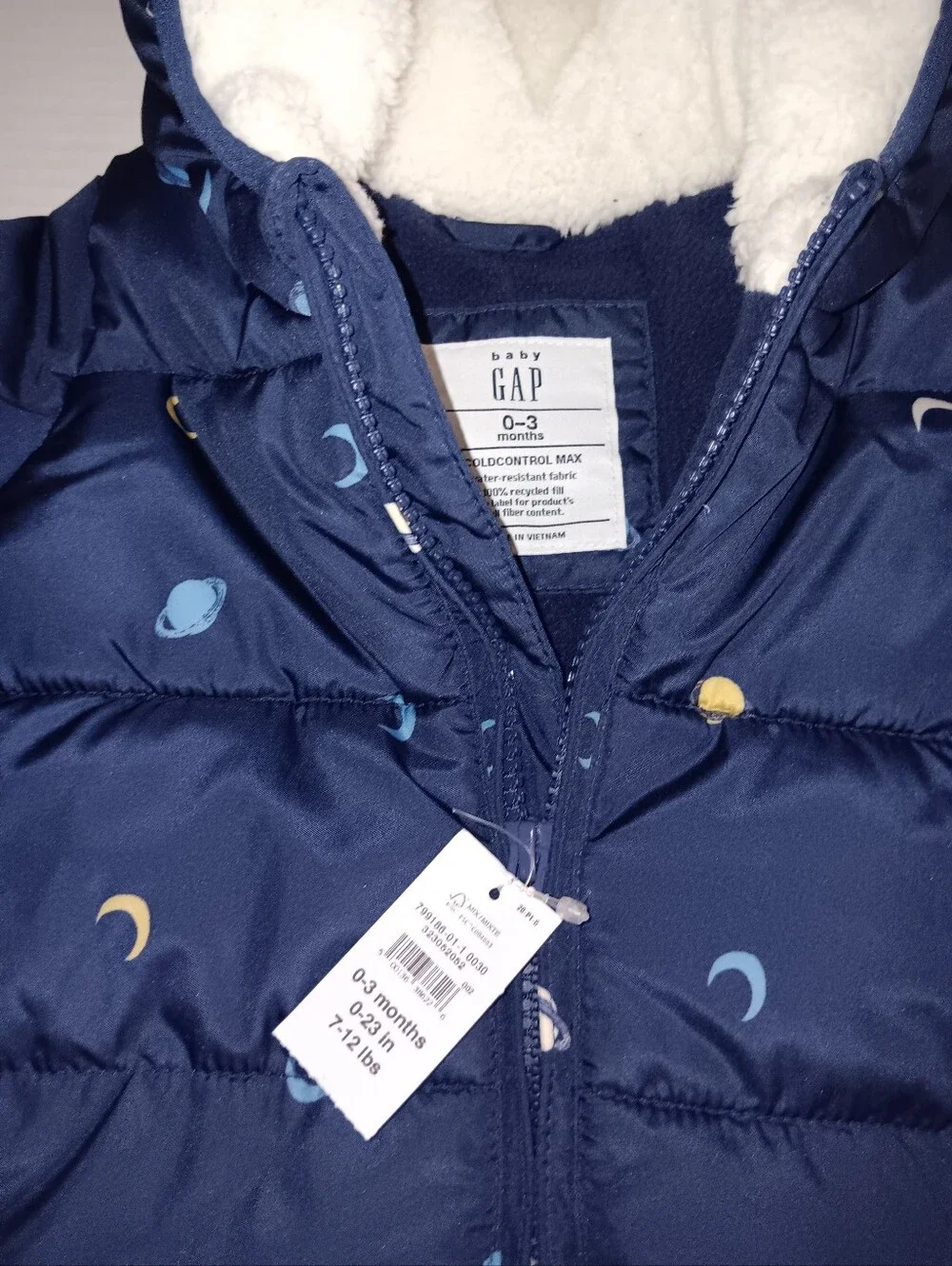 GAP size months