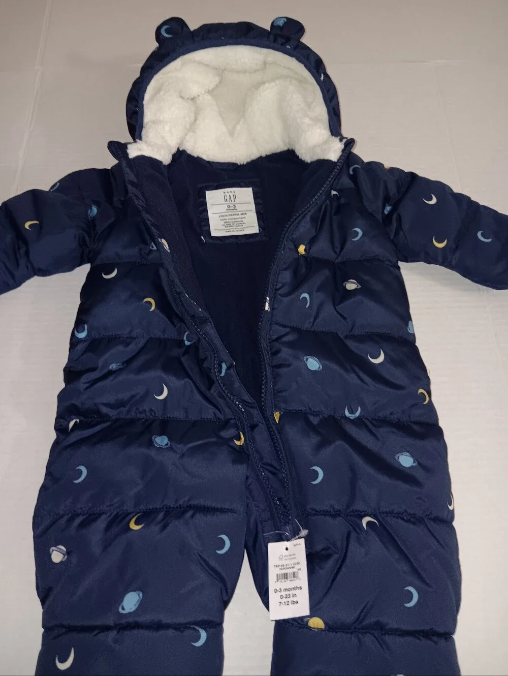 GAP size months