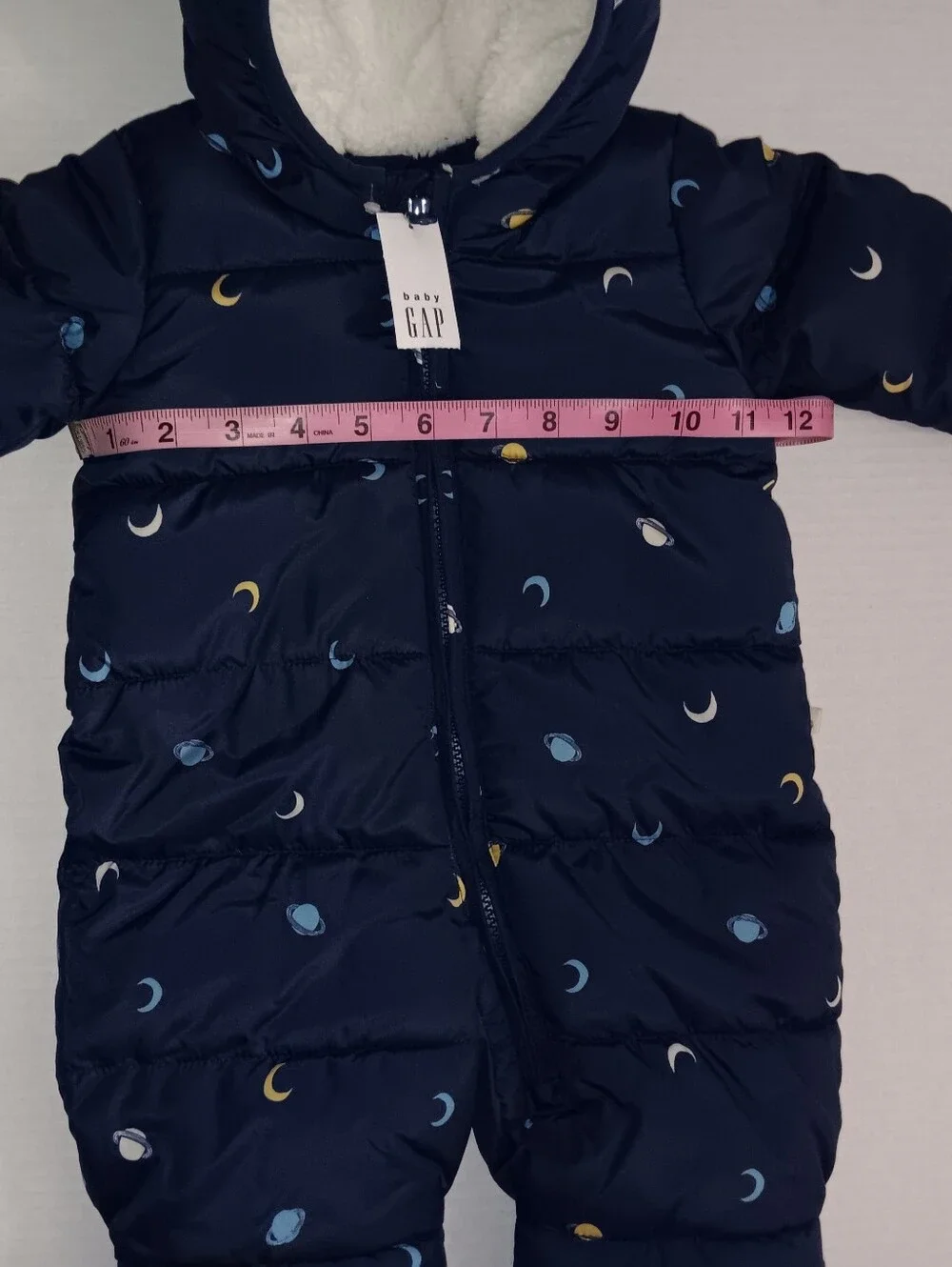 GAP size months