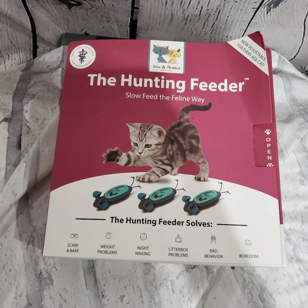 Doc & Phoebe's Cat Co. Ethical Cat Treat Toy the Indoor Hunting Feeder