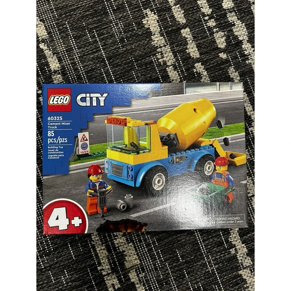 Lego City Cement Mixer Truck 60325 construction  worker architect design build