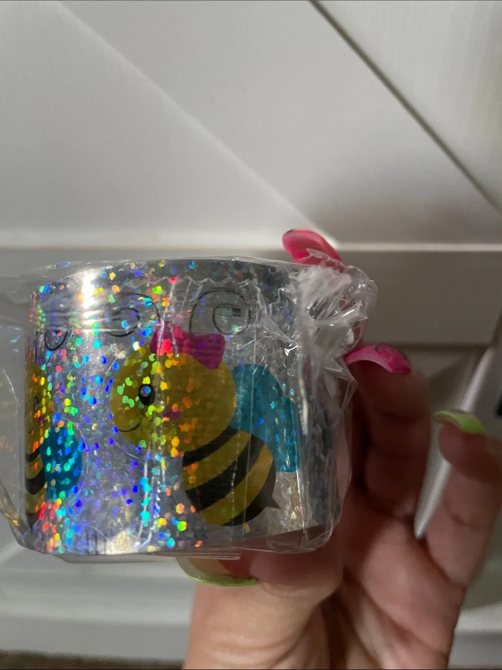N/A holographic silver