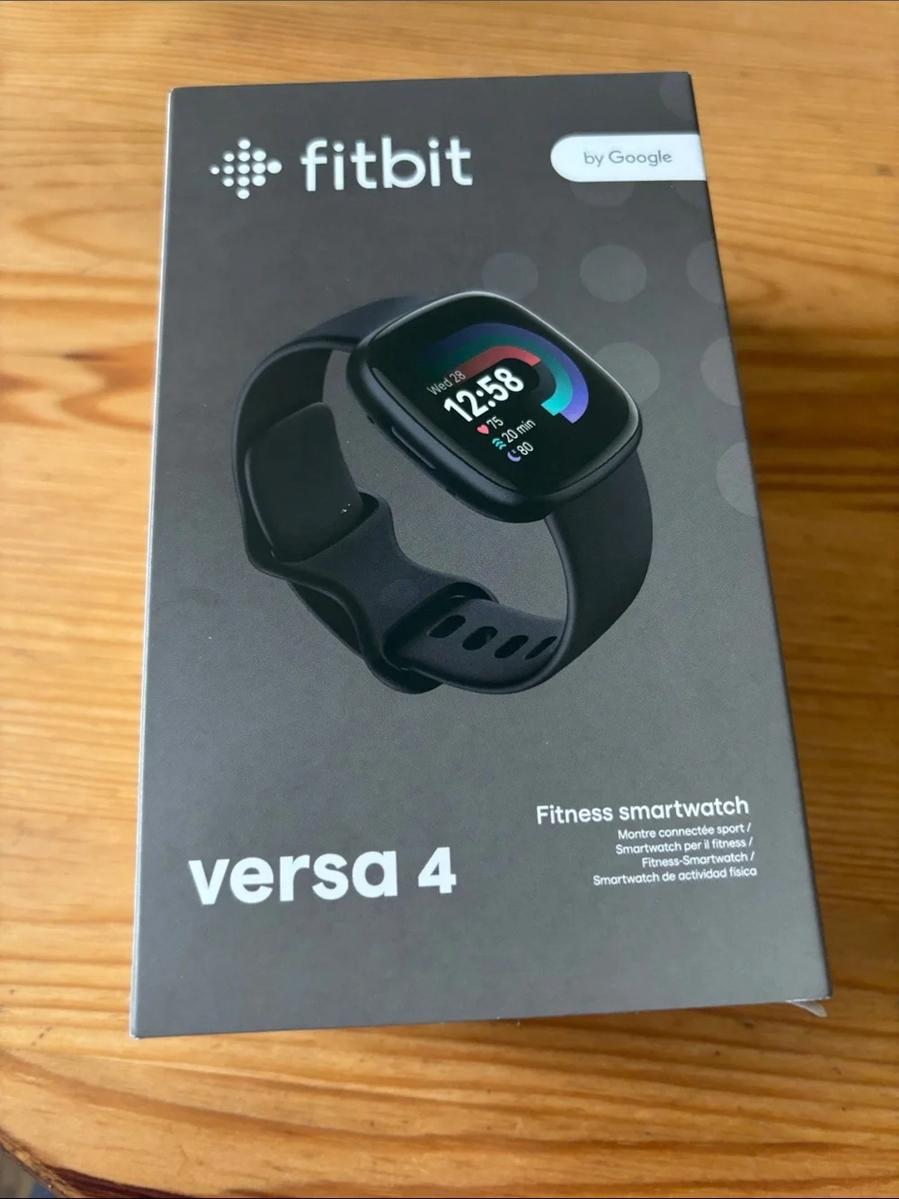 fitbit Versa 4 Black Fitness Smartwatch —versa 4