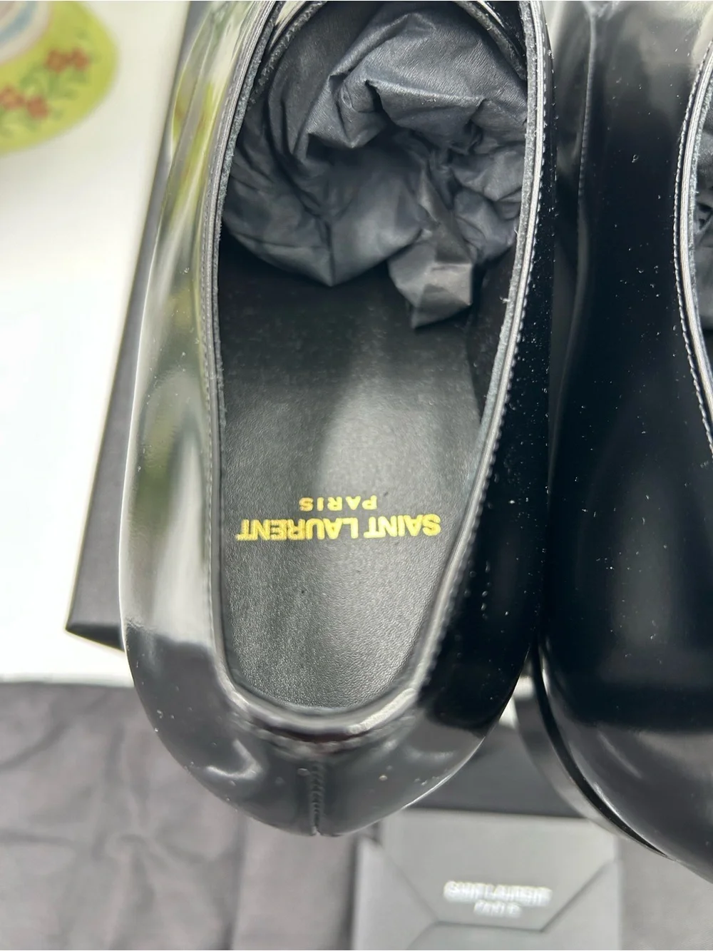 Saint Laurent polished black