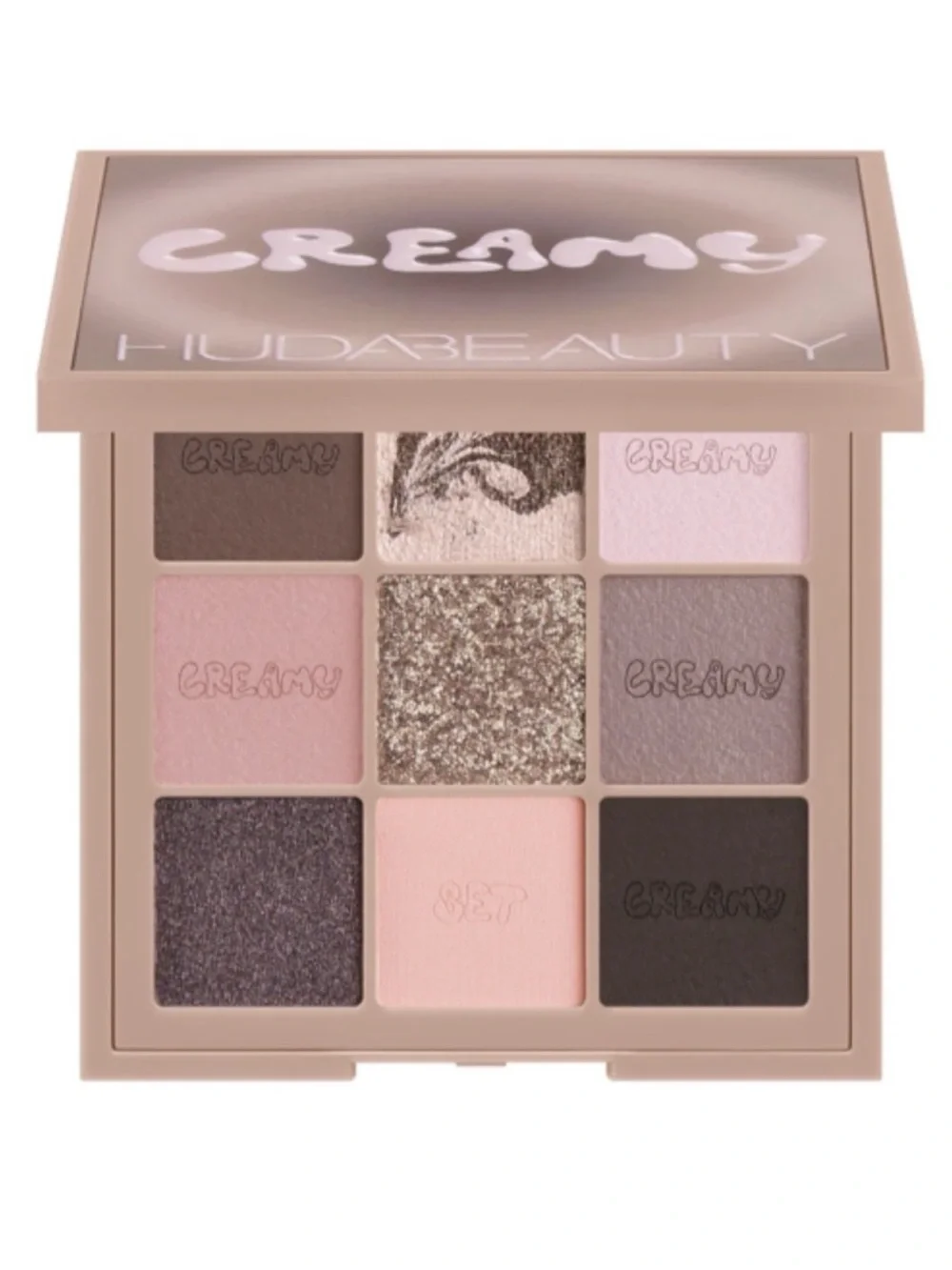 HUDA BEAUTY GREIGE CREAMY OBSESSIONS EYESHADOW PALETTE