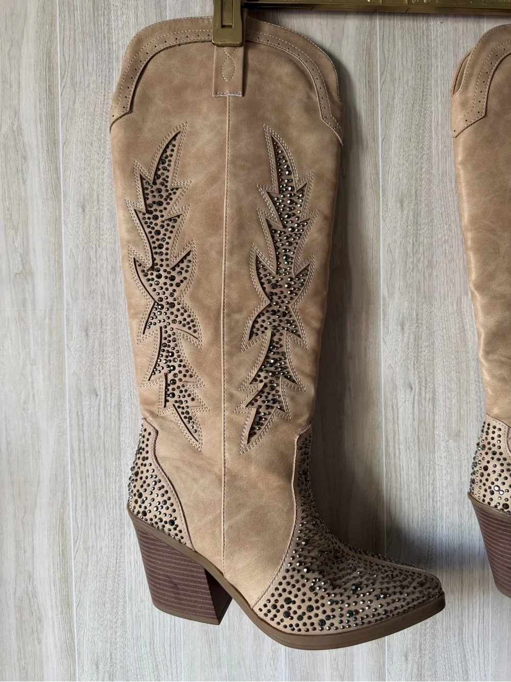 Bling rhinestone cowgirl boots