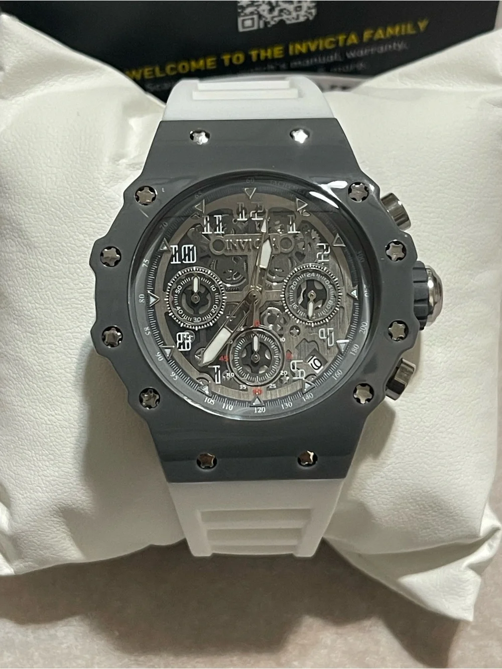 Invicta grey watch