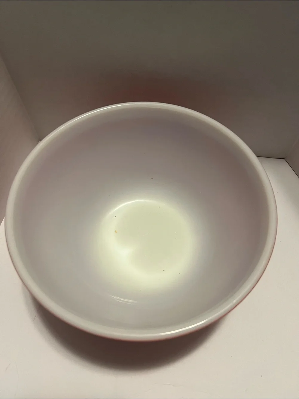 Pyrex red bowl