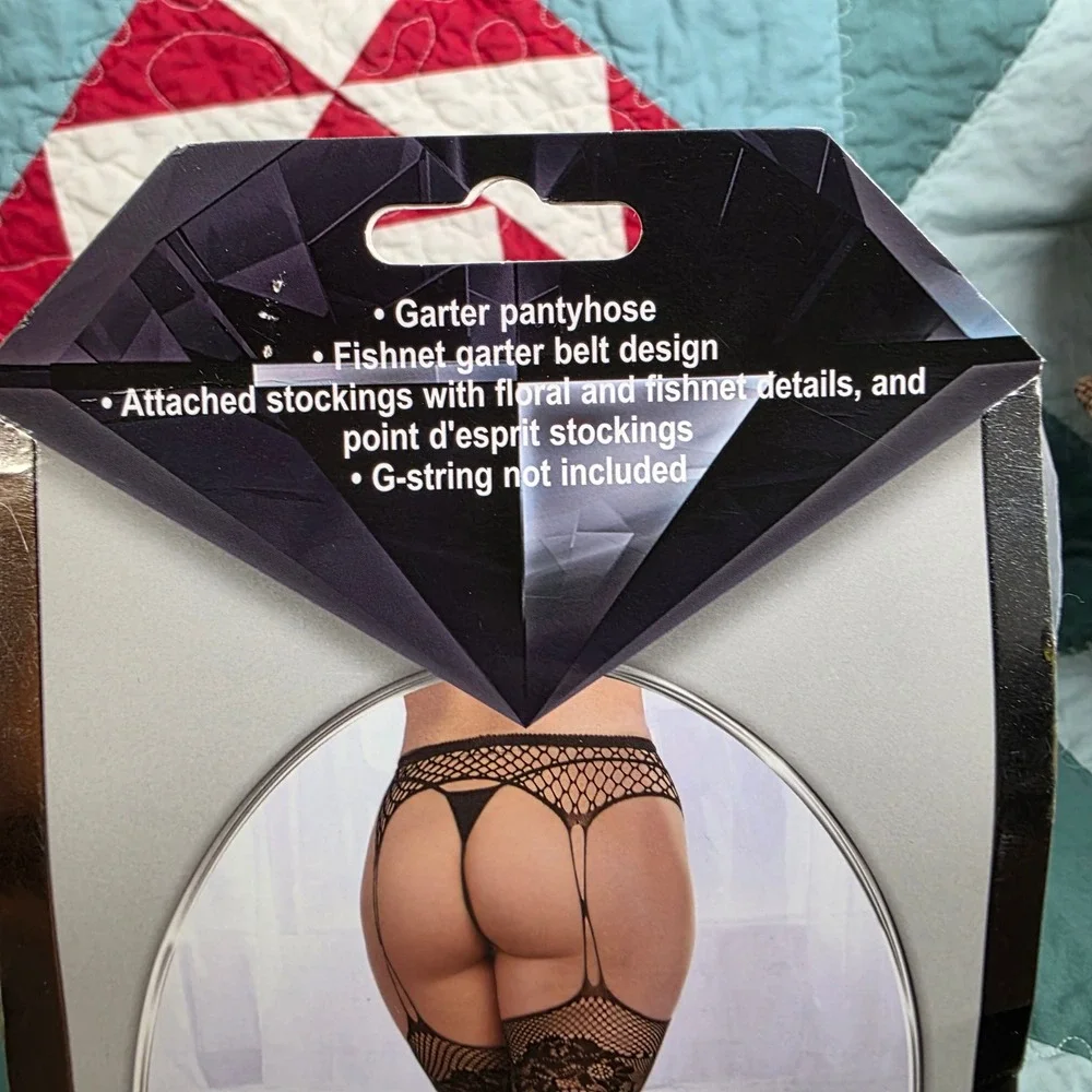 Dreamgirl black garter