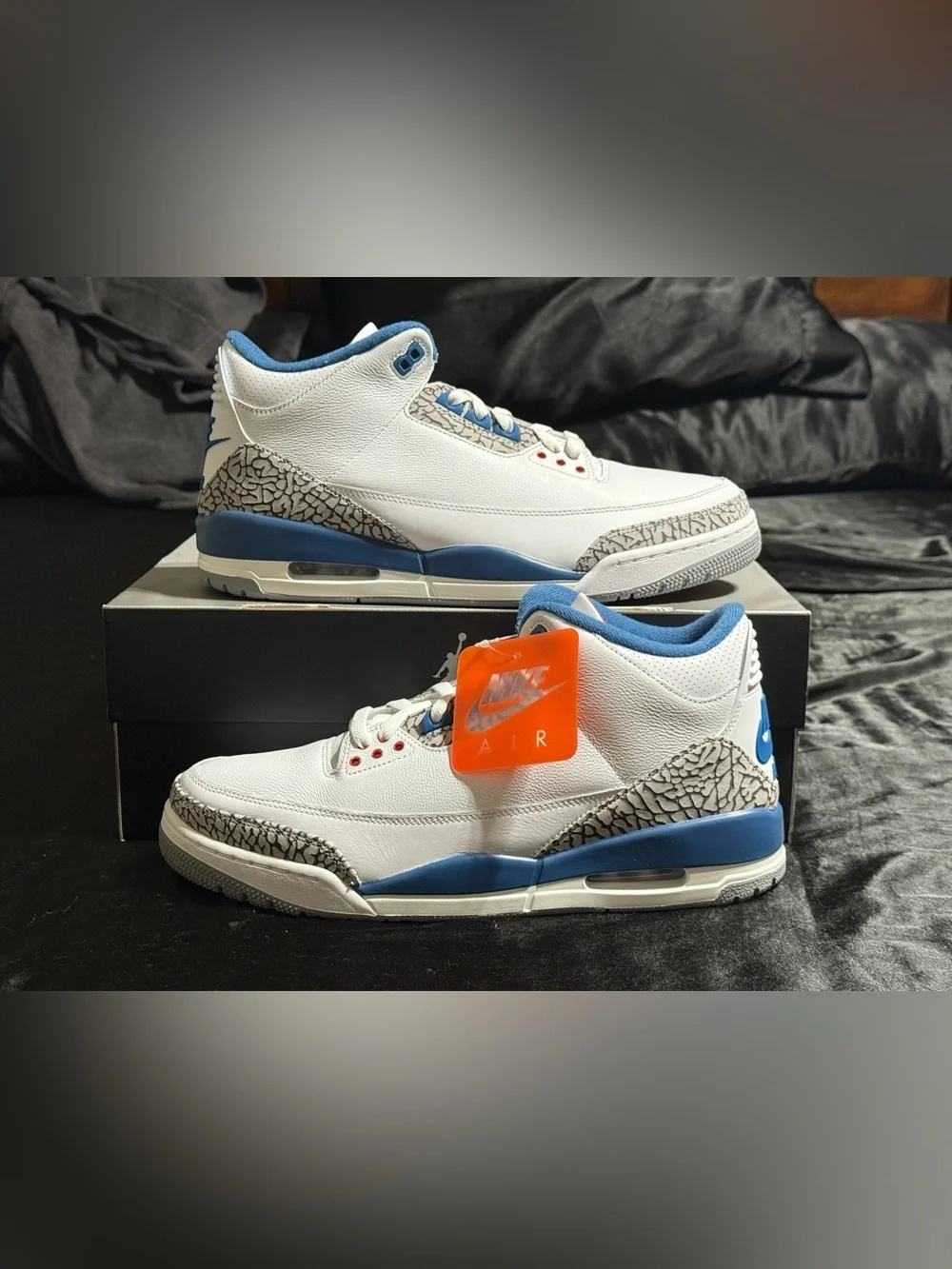 Men's Size 12.5 - Jordan 3 Retro True Blue (2026)