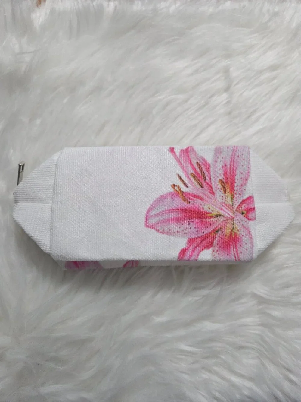 Pink Lily Cosmetic Bag