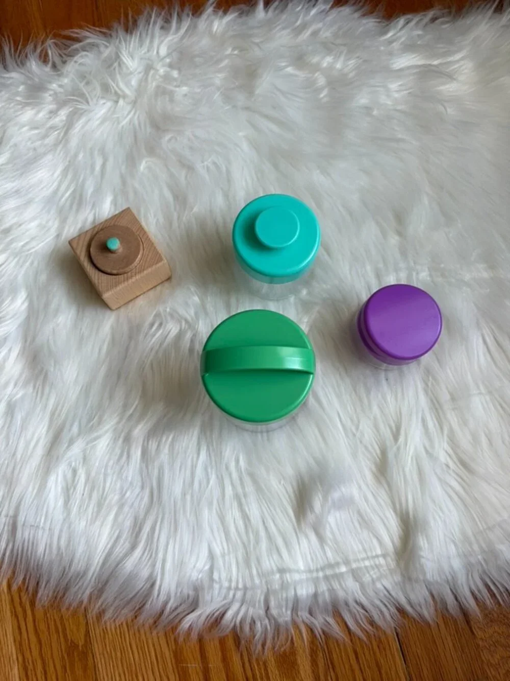 Lovevery Little Grips Canister Nesting Set & Pincer Puzzle The Thinker