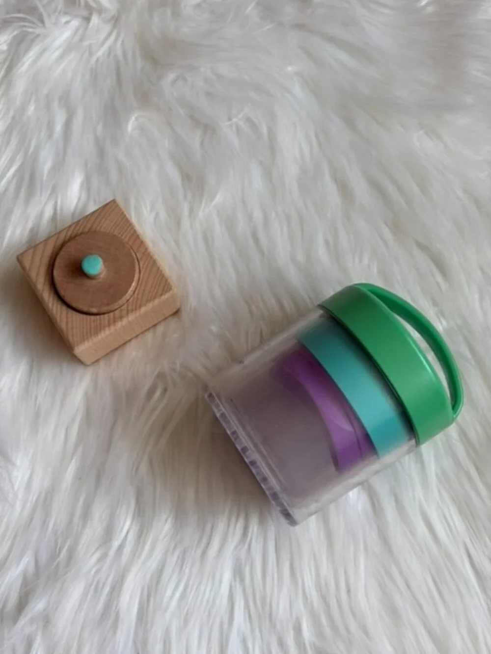 Lovevery Little Grips Canister Nesting Set & Pincer Puzzle The Thinker