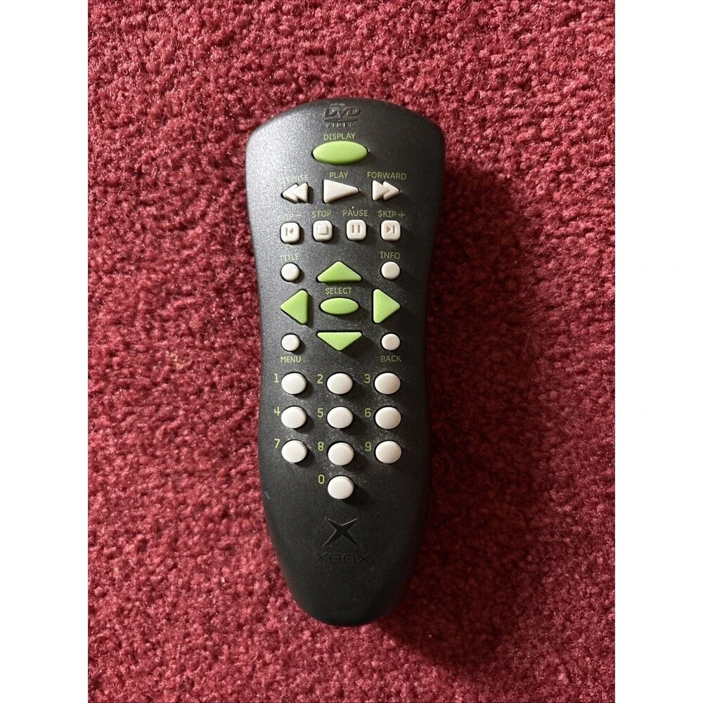 Microsoft Original Xbox DVD Movie Remote No Receiver Great Condition See Photos