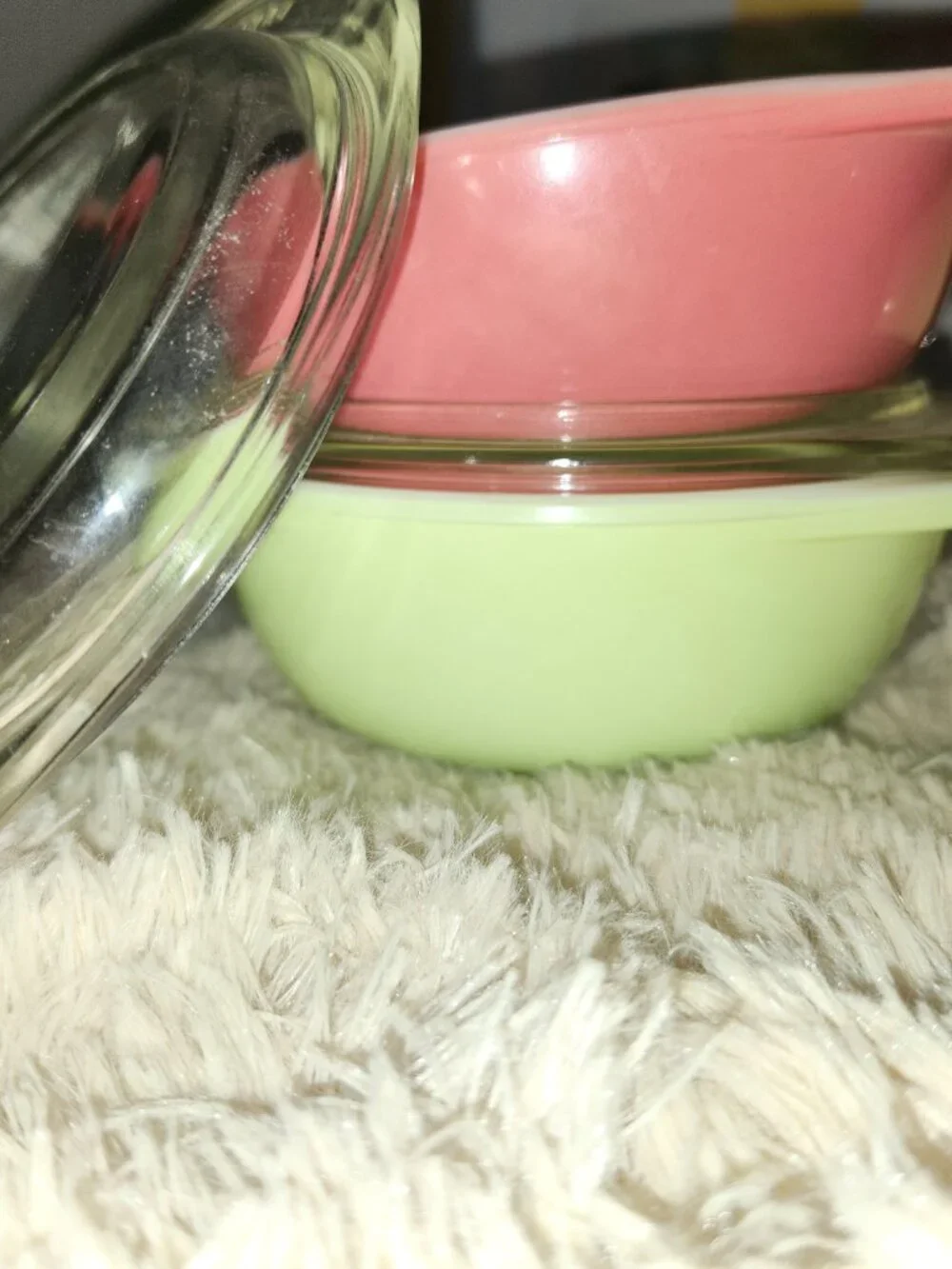 Pyrex art and pyrex080 and Custard Cup