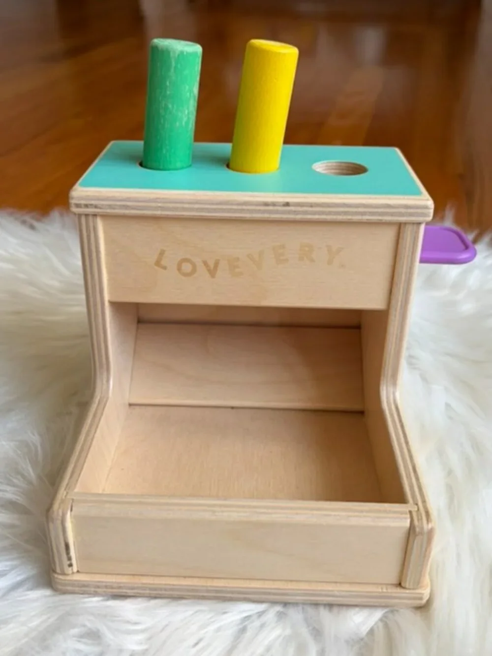 Lovevery Wooden Peg Drop The Thinker