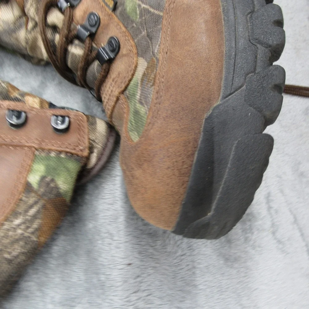 Wolverine GoreTex Boot Men 8 M Camo 600g Waterproof Hard Toe Insulated Work Hunt