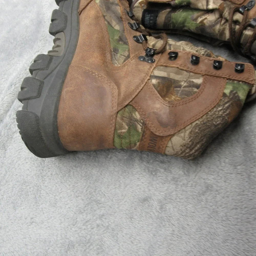 Wolverine GoreTex Boot Men 8 M Camo 600g Waterproof Hard Toe Insulated Work Hunt