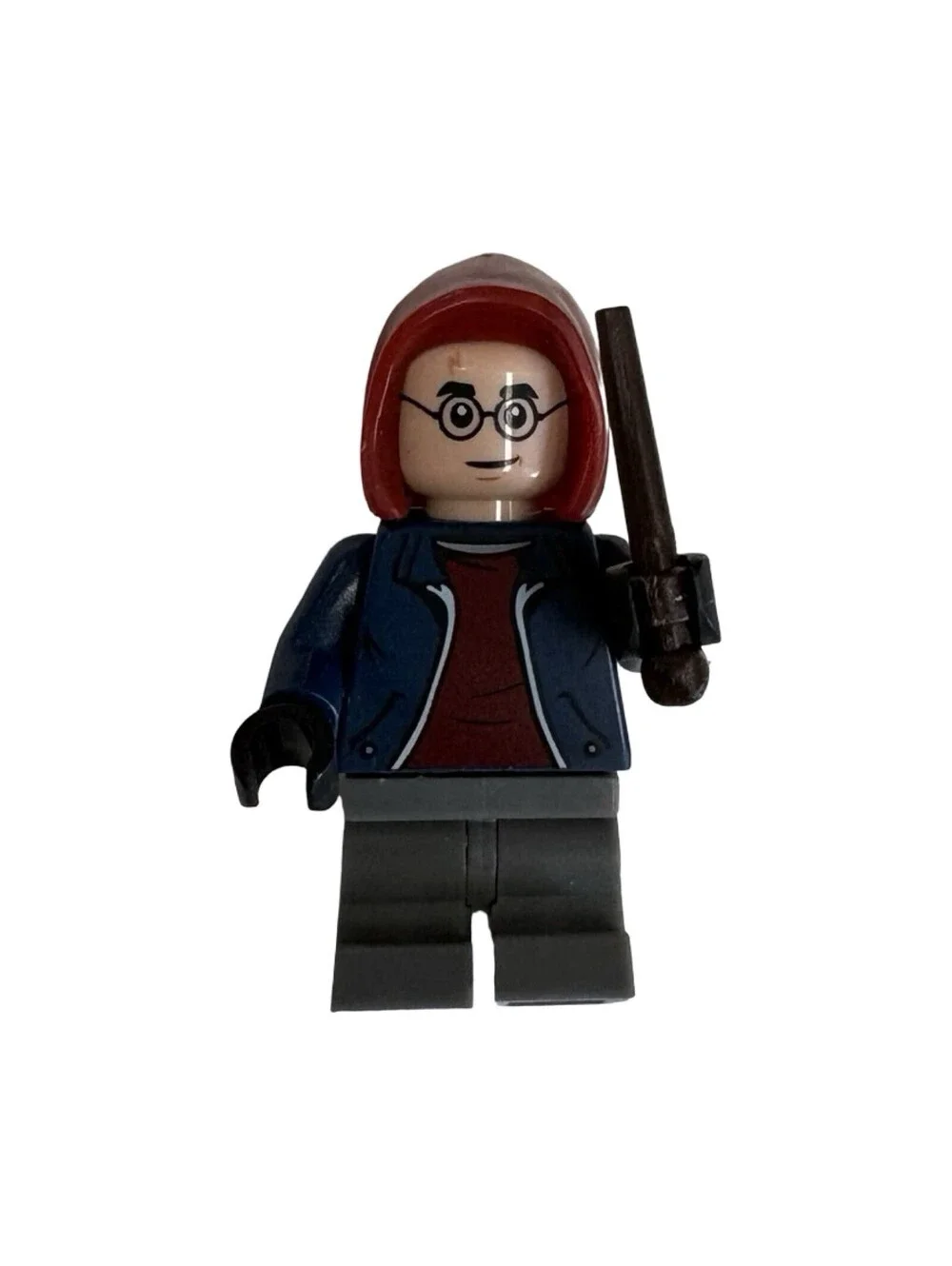 Lego Harry Potter minifig, red hoodie & wand, 76418 advent calendar 2023, HP458