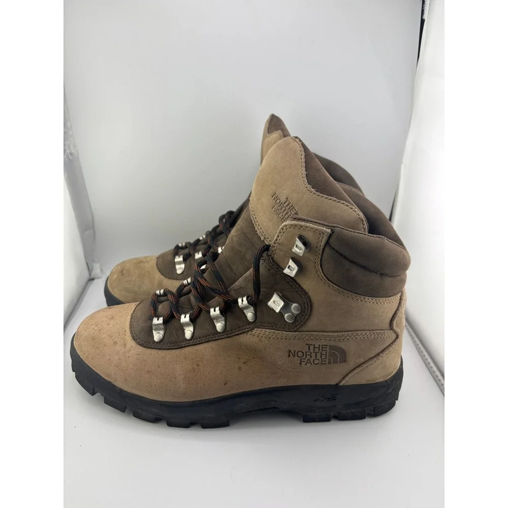 The North Face Mens Brown Nubuck Leather Hiking Boots 39206 G08 Size 9