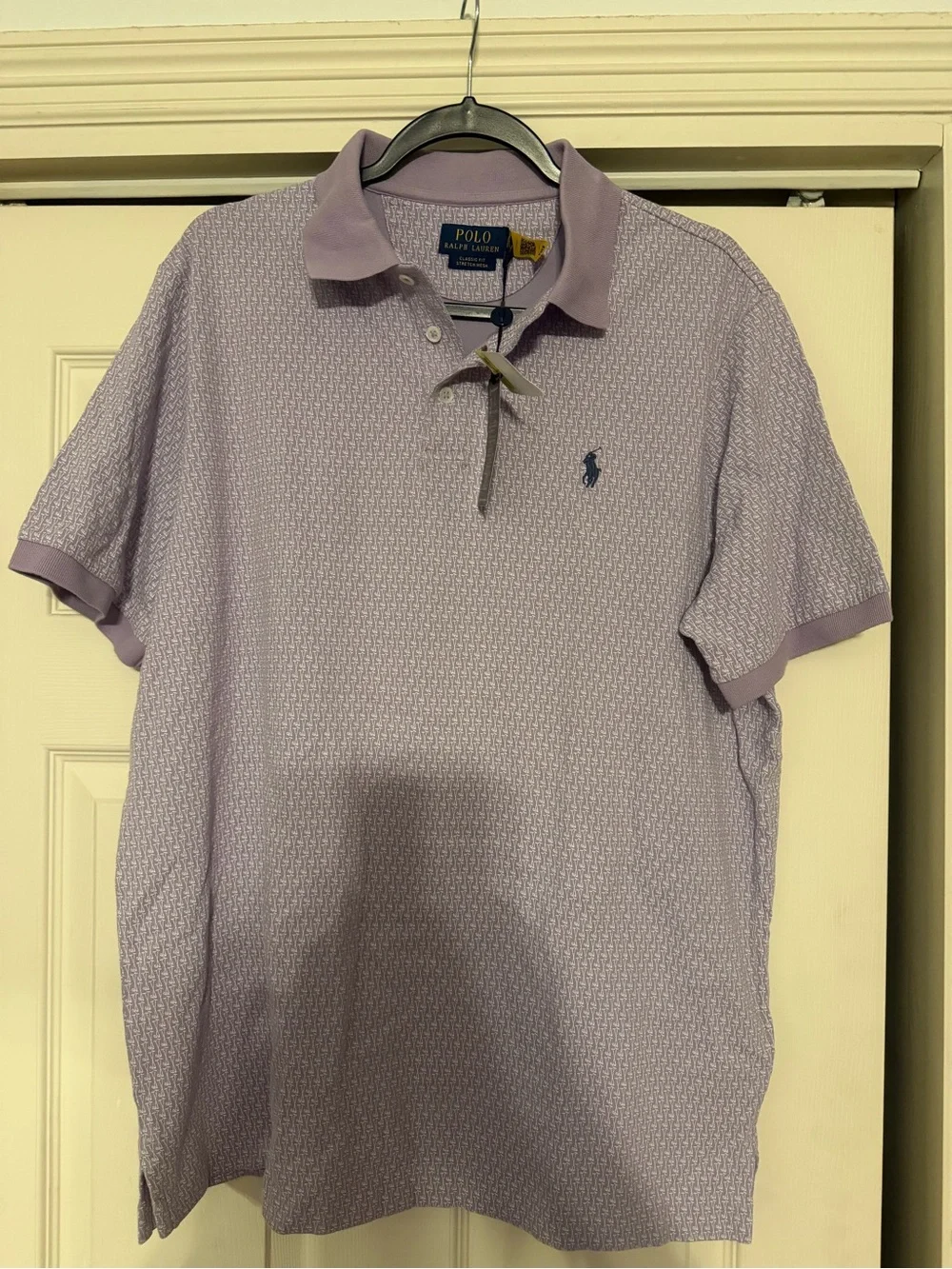 Ralph Lauren Light Lavender Polo with Embroidered Pony