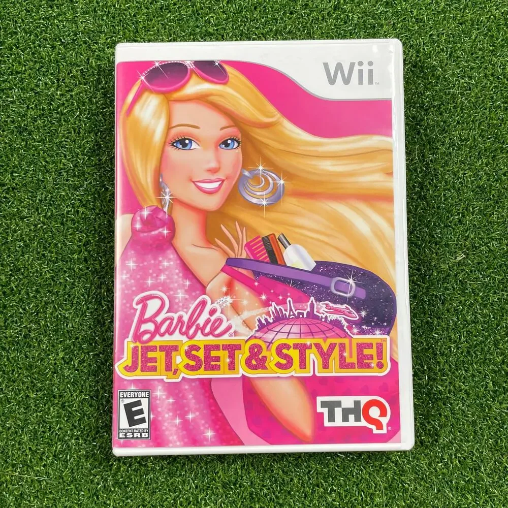 Barbie: Jet, Set & Style (Nintendo Wii, 2011) Complete and Tested