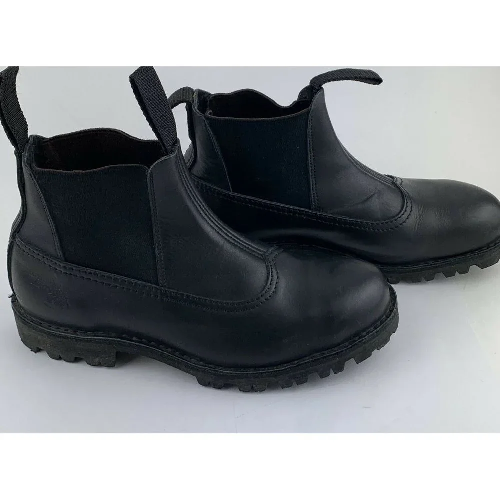 Lastrite New Zealand Mens Black Leather‎ Ankle Boot