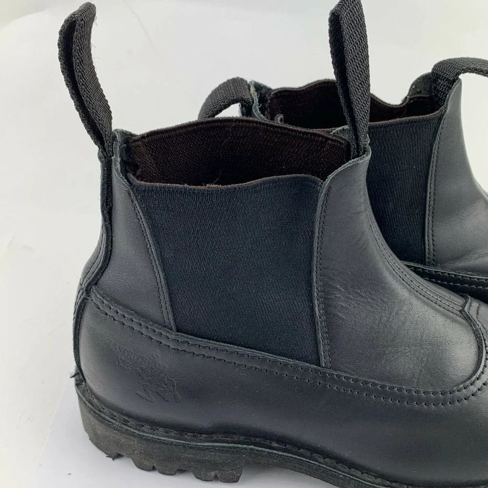 Lastrite New Zealand Mens Black Leather‎ Ankle Boot