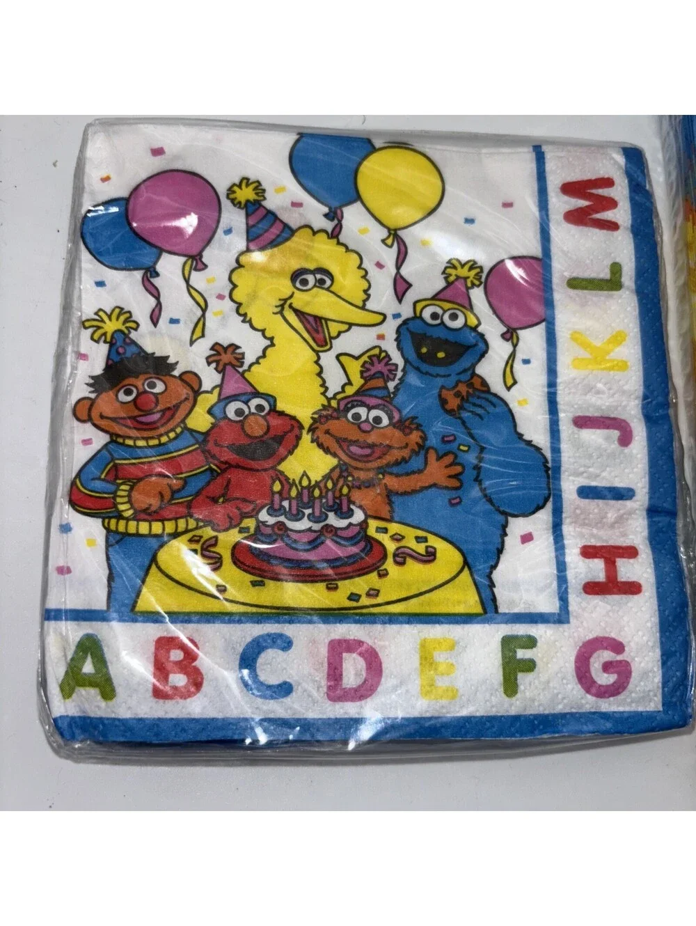 Lot 2 Sesame Street (32 Count Total, 16 Each Pack) Paper Kids Birthday Napkins